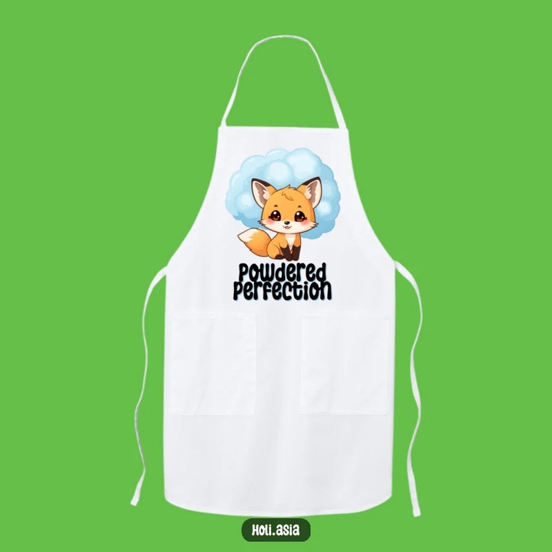 Funny Fox Apron: Blue Cloud Peek Kitchen Fun, Perfect Gift