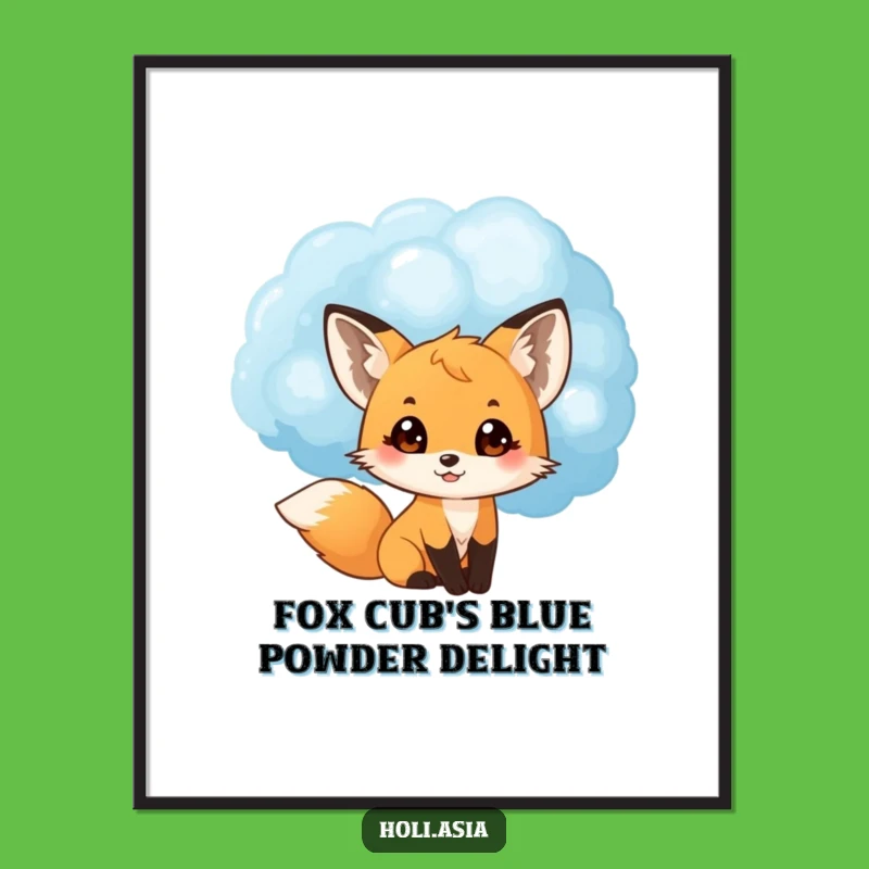 Funny Free Printable Wall Art: Peek-a-Boo Fox - Whimsical Downloadable Decor